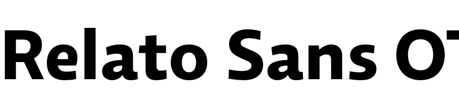 Relato Sans OT Bold Font Download Free
